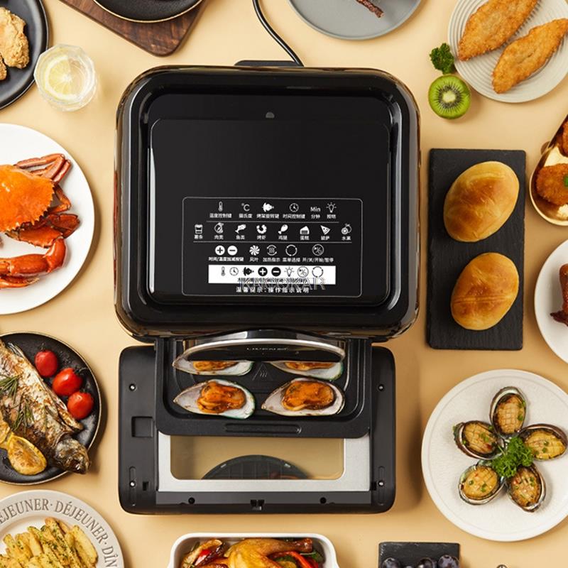 1500W 10L Multifunction Smart Fryer Chicken Oil free Air Fryer Oven Healthy Food Fryer Cooker Touch LCD Electric Deep Fryer