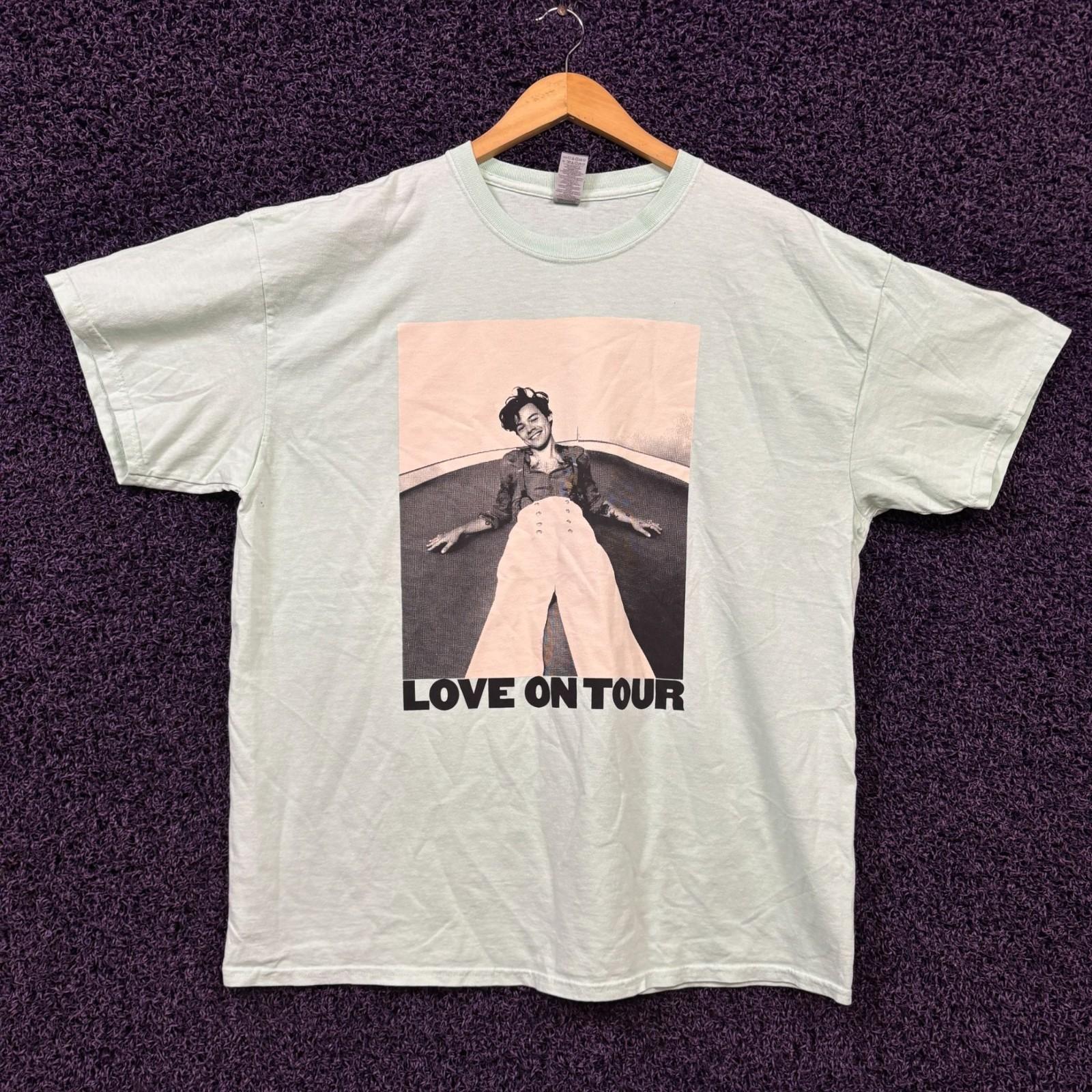 Harry Styles Love On 2020 Tour Poster Pop Rock T-Shirt XL M