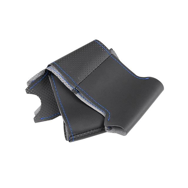 Braid Steering Wheel For Honda Civic 8th MK8 2005 2006 2007 2008 2009 2010 2011 Car Steering Wheel Hand-stitched Leather Cover