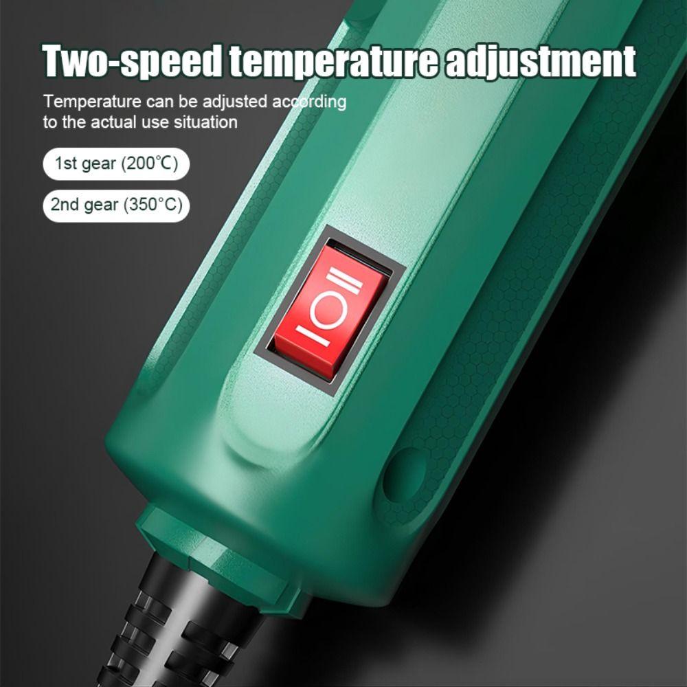 

Handheld 350W Hot Air Blower Lightweight Two Adjustable Levels Mini Blower Rapid Heating Phone Repair Welding Machine US