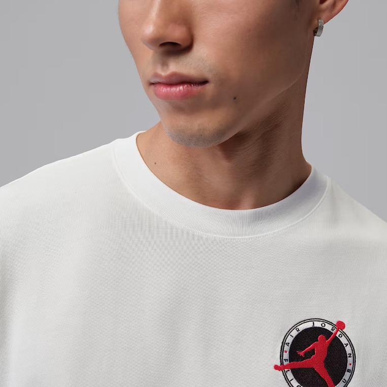 Jordan Flight Club Crew Neck Pullover Short Sleeve T-Shirt Men T-shirts IQ0544-100