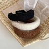 High-End Women's Lamb Wool Headband: Winter Fashion, Solid Color, Stylish, Everyday Wear