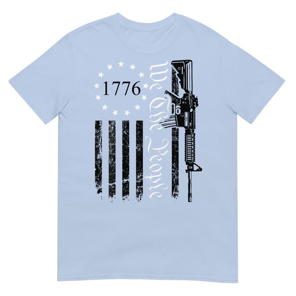 We The People Gun Rights Ar15 Pro Guns Usa Flag TShirt S
