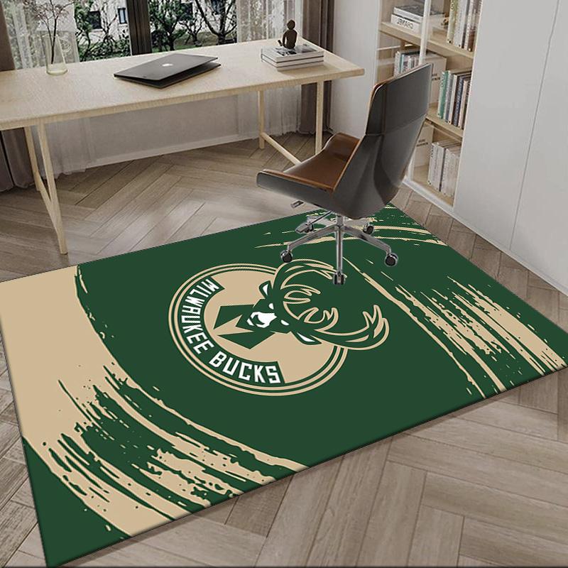 Bucks Team Logo Carpet, Kitchen Rugs, Yoga Mat, Non-Slip Mats, Rug for Bathroom, Living Room Bedroom, Camping Rugs Christmas Gift