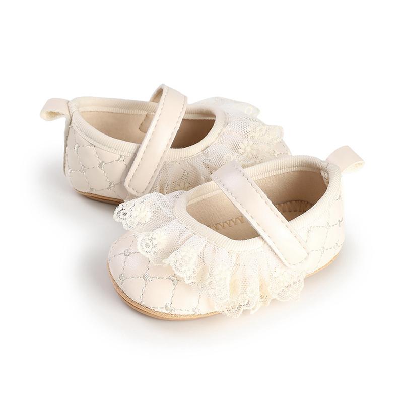 Infant Baby Girls Flat Non-slip Shoes Princess Shoes