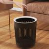 Hollow Trash Can Waste Bin High Capacity Pressure Ring Garbage Storage Basket for Living Room
