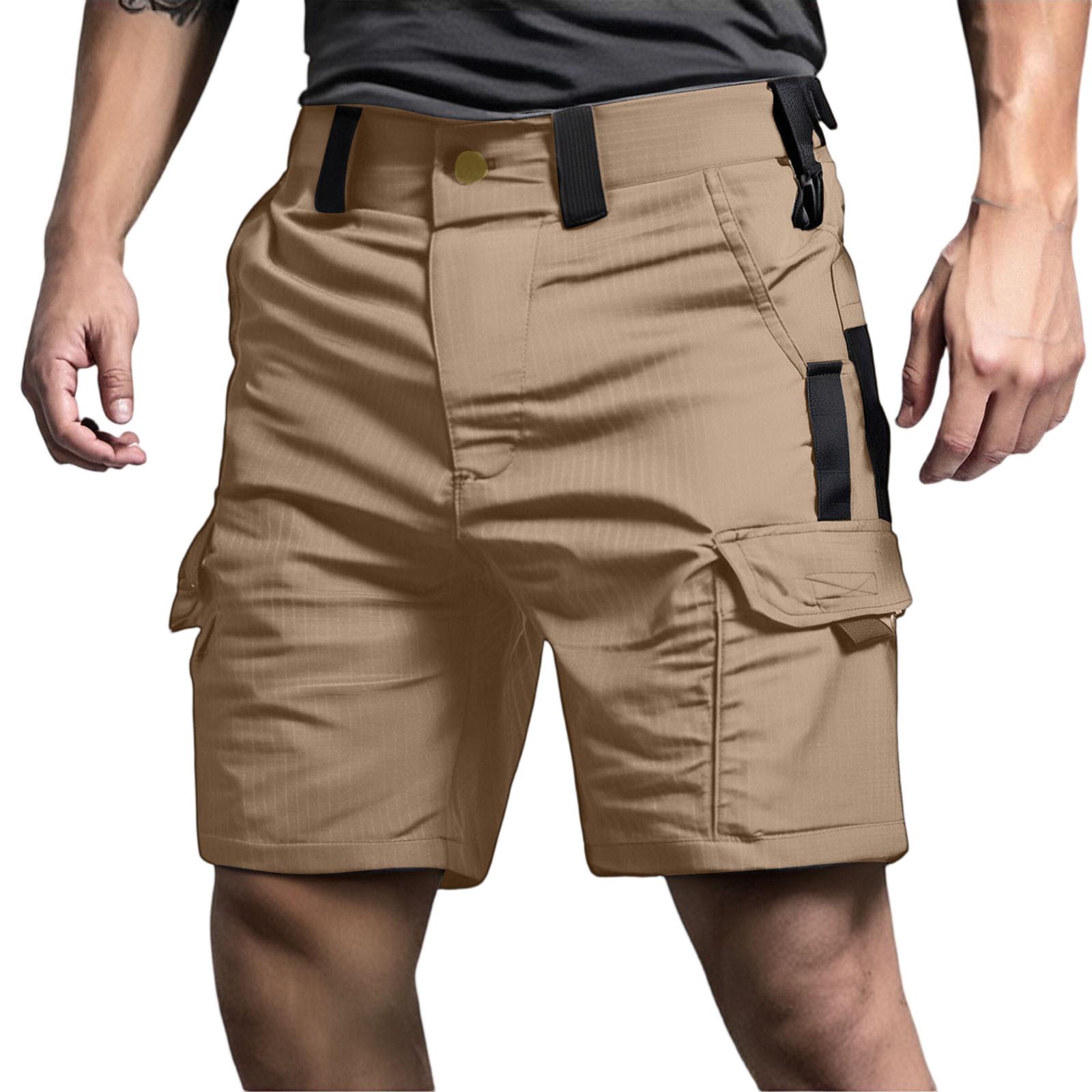 

Мужские летние большие повседневные свободные спортивные брюки пляжные шорты XL хаки