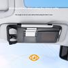 Mesh Car Sun Visor Organizer Large Capacity Cards Holder Hanging Sunglasses Clip  Car Accessorie