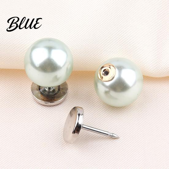 Anti-exposure Buttons for Women 5Pcs Fake Pearl Clothing Removable Decorative Brooch Pins No No-sew Shirt Sew Safety Pins Neckline Embellishment,