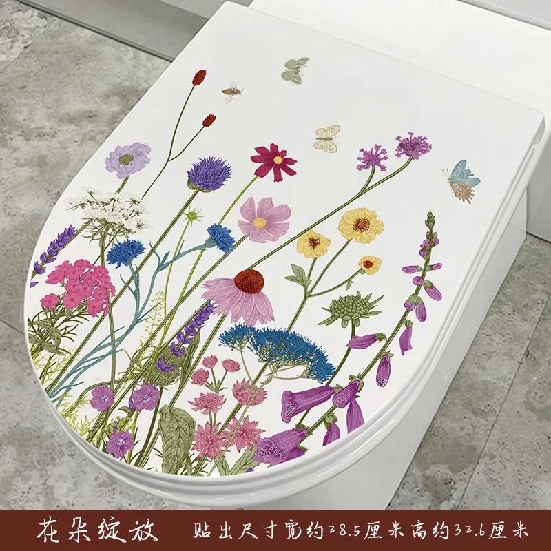 

Waterproof Butterfly Wall Stickers Toilet Sticker Decorative Kitchen Stickers Bathroom Vinyl Decals Christmas Decoration 33 x40CM