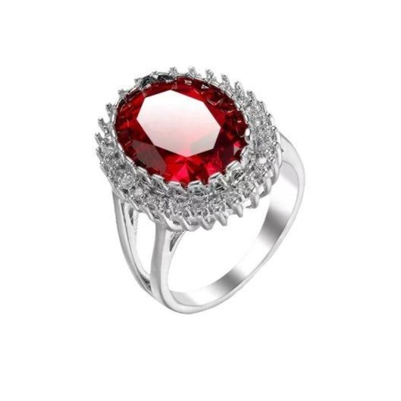 Ring Fashion Light Luxury Jewelry Copper Inlaid Zircon Jewelry Women'S Ring [