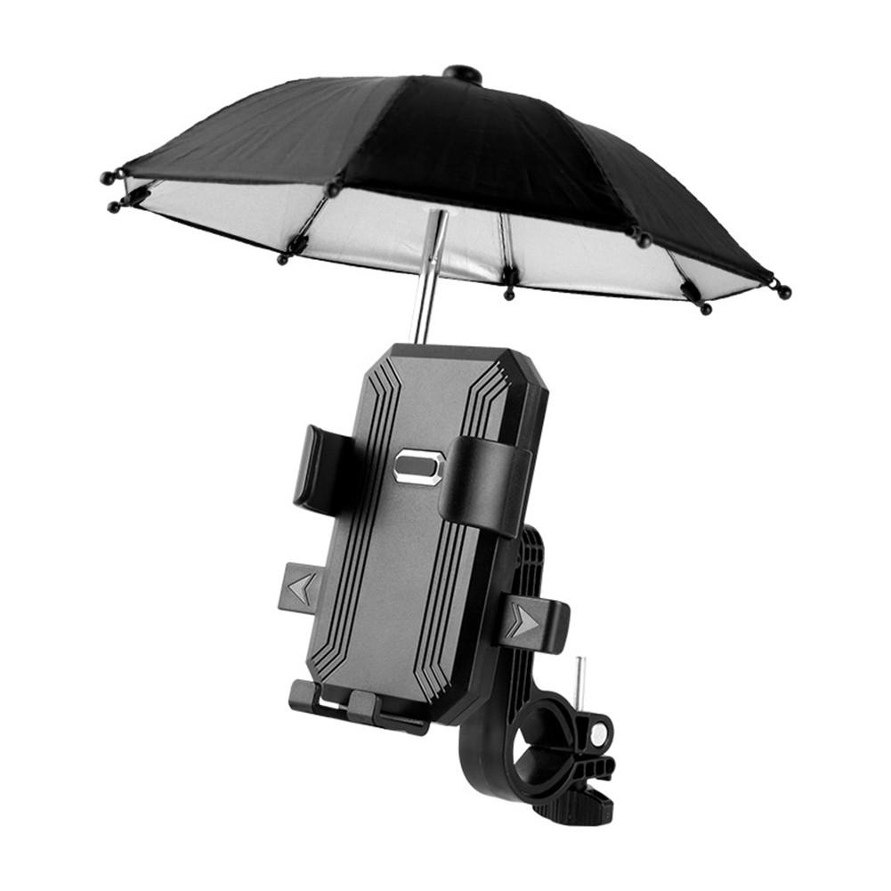 Motorcycle Phone Holder with Mini Sunshade for Safe Driving and Convenient Use