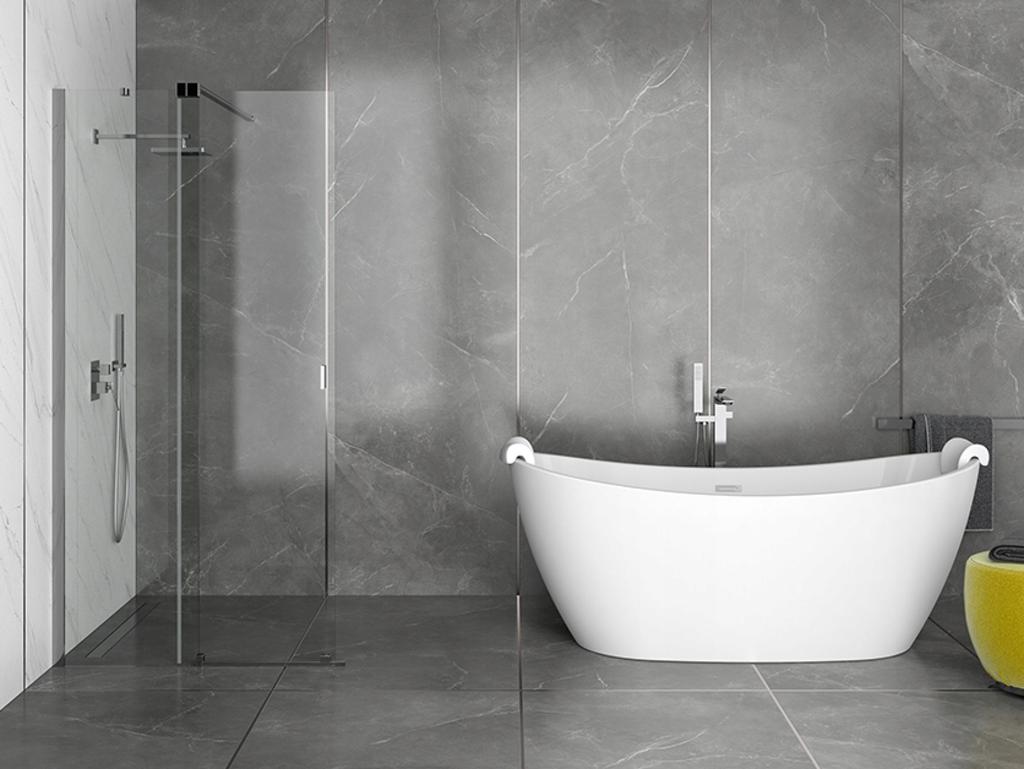 ASPIRA black floor-standing bathtub tap Besco