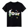 Four Floral Daisy Adult T-Shirt Cute Boho Unisex Casual Graphic Tee