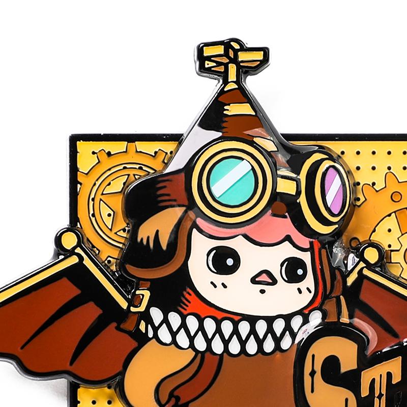 New POP MART Beech Pucky Elf Flight Collection Badge Blind Box Products Full Box 8 Pcs 210400388