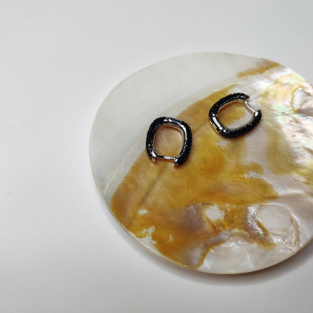 Silver Earrings with Cubic Zirkonia (2130468)