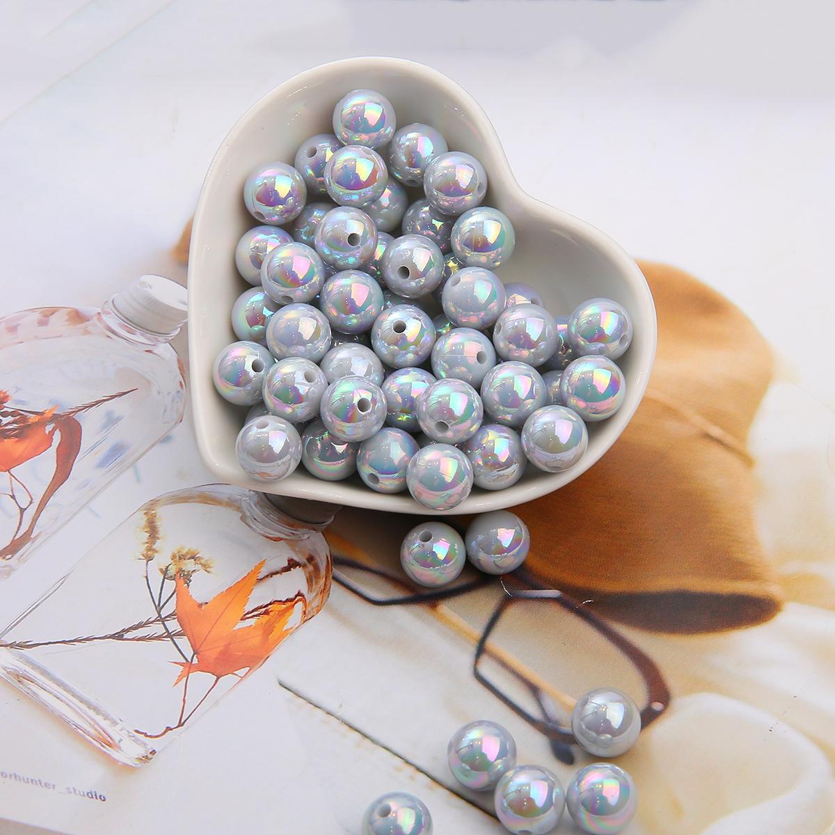 

6/8/10 мм ABS искусственный жемчуг разноцветные бусины блестящие пластиковые бусины-разделители для изготовления ювелирных изделий своими руками 6mm 100pcs серый