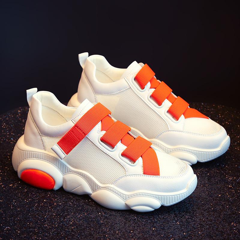 New Breathable and Trendy Women's Shoes, Casual Little White Dad Shoes