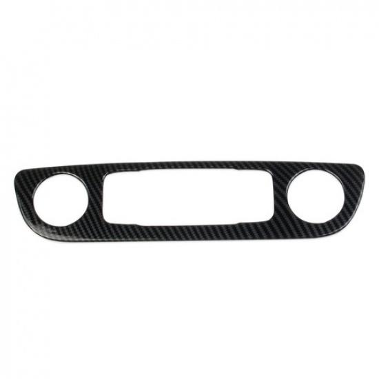 Carbon Fiber Style Center Control A/C Adjustment Panel Trim for GMC Terrain
