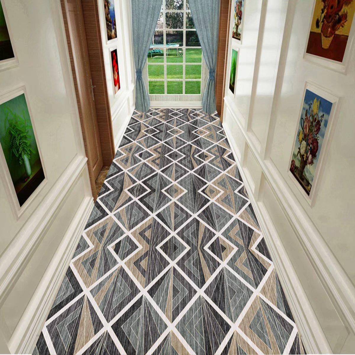 

Ковровое покрытие для коридора, ковер для гостиной, ковер для домашних проходов, прихожей, отеля, спальни, прикроватный ковер W80*H200CM