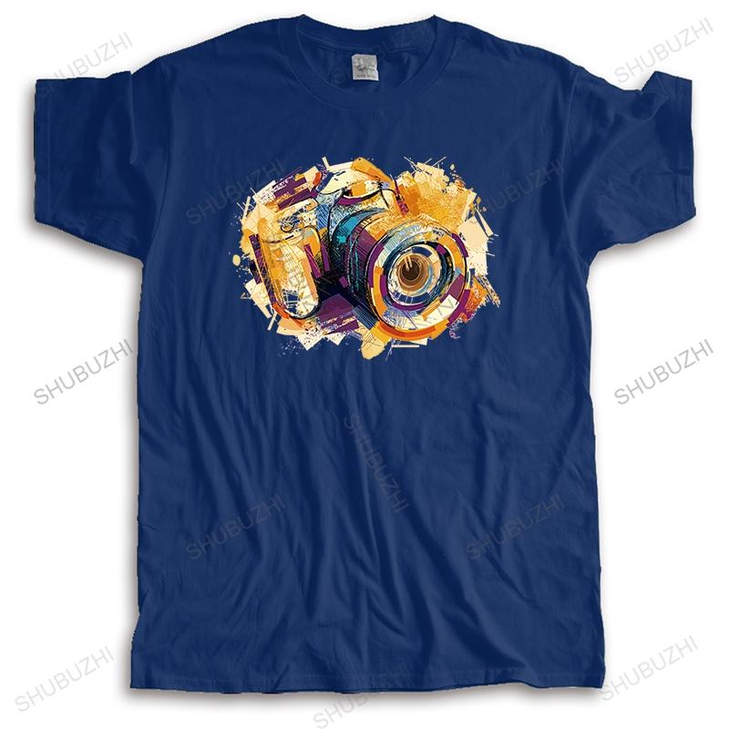 

New t shirt black tops for men camera heatsensitive patches stripes thermo on clothes application of one cotton tshirt S