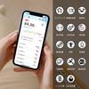 Miraitech Body Composition 16 Measurement Battery Smartphone No Body Fat High Slim Japanese Language Support App Scale, Counts, Operated,