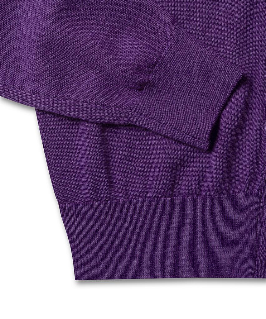 Tailorchad Premium Pearl Knit Cardigan (Purple)