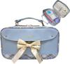 Beauty Ribbon Sewing Light Blue Elementary Home R Set, Right-Handed, Girls, Check, School, Economics,