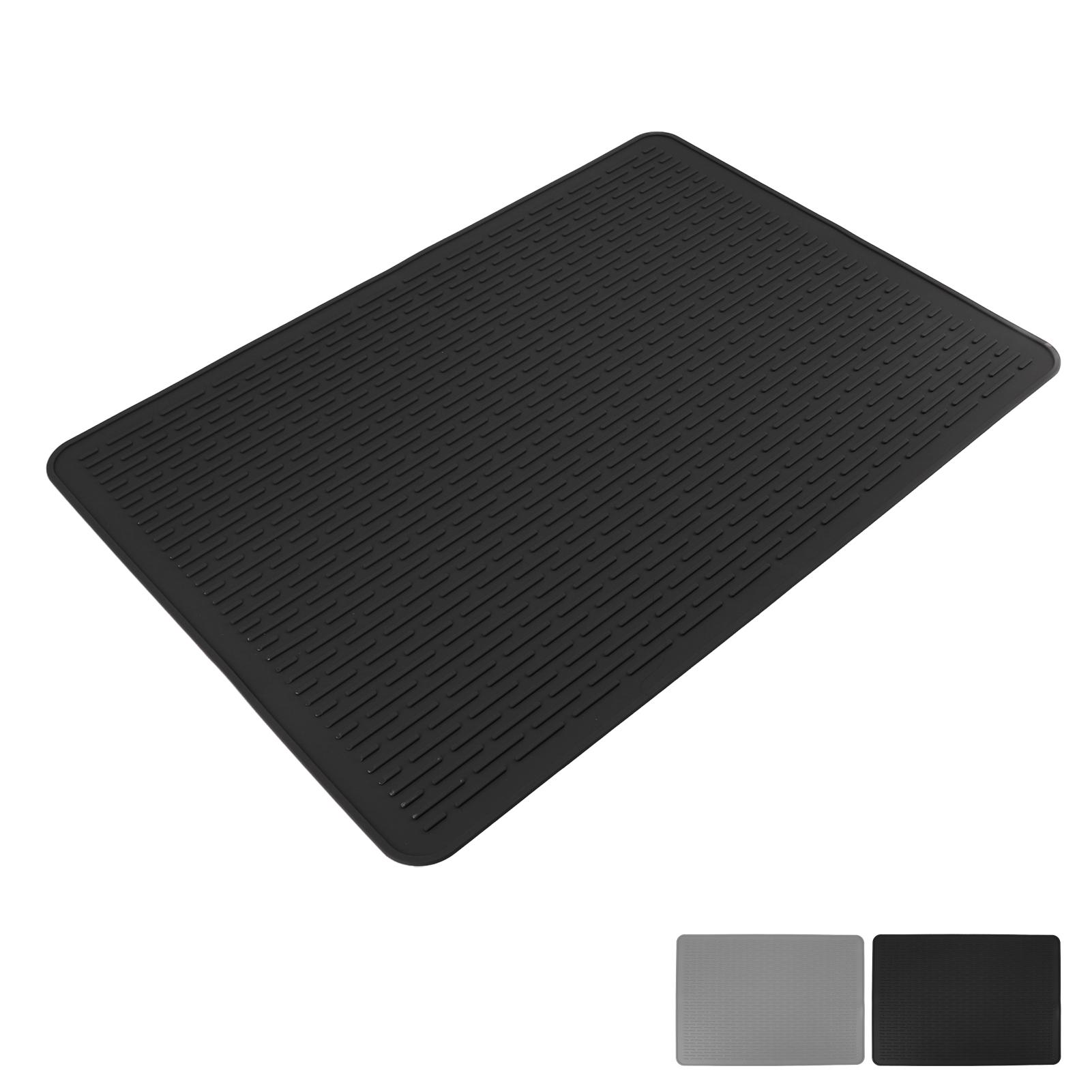 Коврик для сушки посуды Силиконовый нескользящий термостойкий коврик для мытья посуды — фото 11