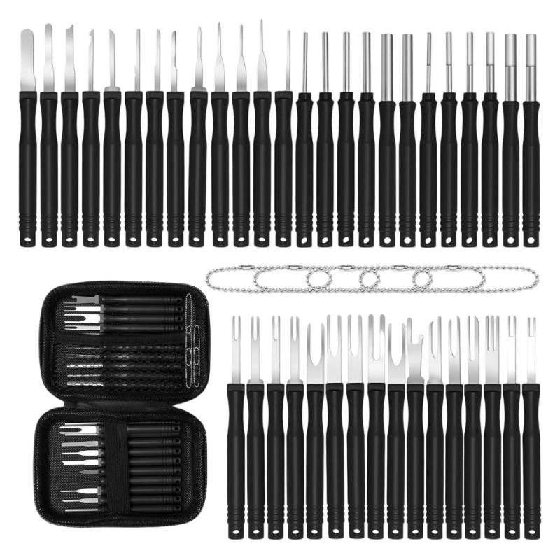 High Accuracy Aircraft Plugs Pin Extractor Kit Terminals Removal Tool Set Cfor Motorcycle & Auto Electrical Maintenance