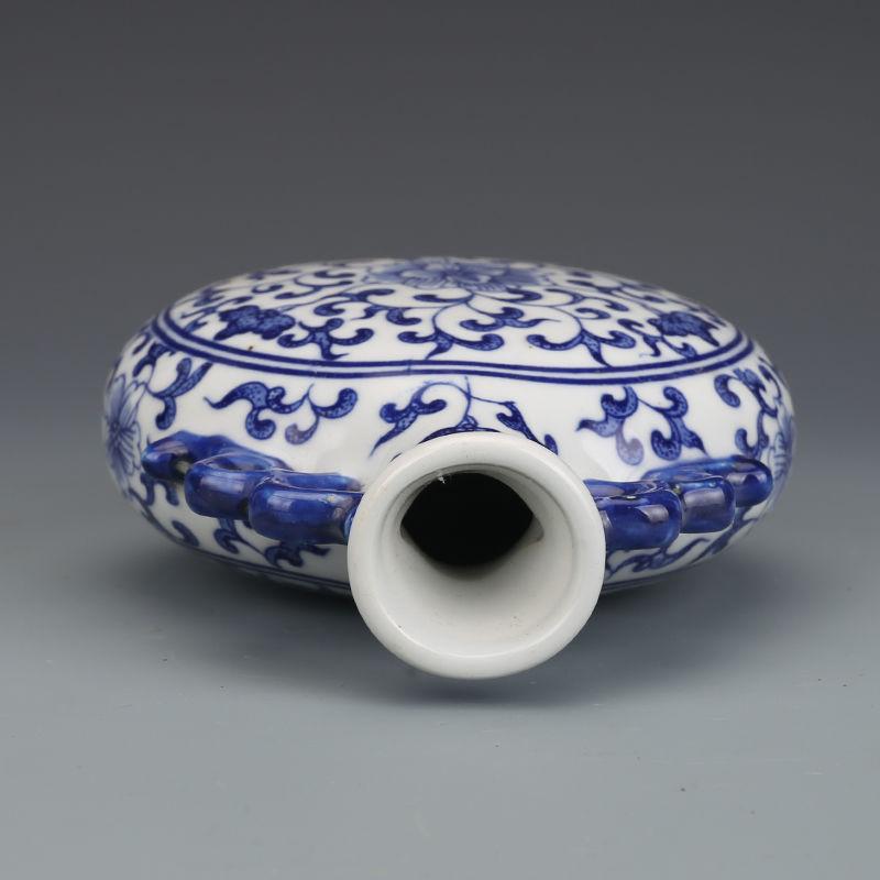 Kolekce starožitného porcelánu Dynastie Čching Qianlong Modrobílá Keramická váza Jingdezhen Příslušenství Umění Domácí Dekorace