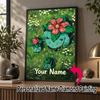 Personalized Bulbasaur Diamond Art Custom Name 5D Diamond Painting Full Drill DIY Craft