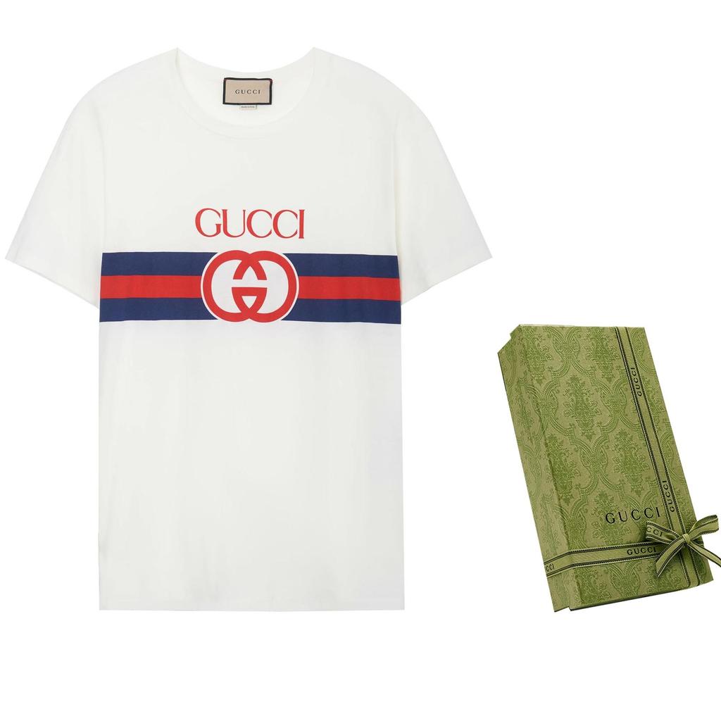 Gucci Interlocking G Cotton T Shirt 548334-XJET1-9095