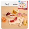 Kids' Wooden Fruit & Vegetable Cutting Playset for Early Learning
