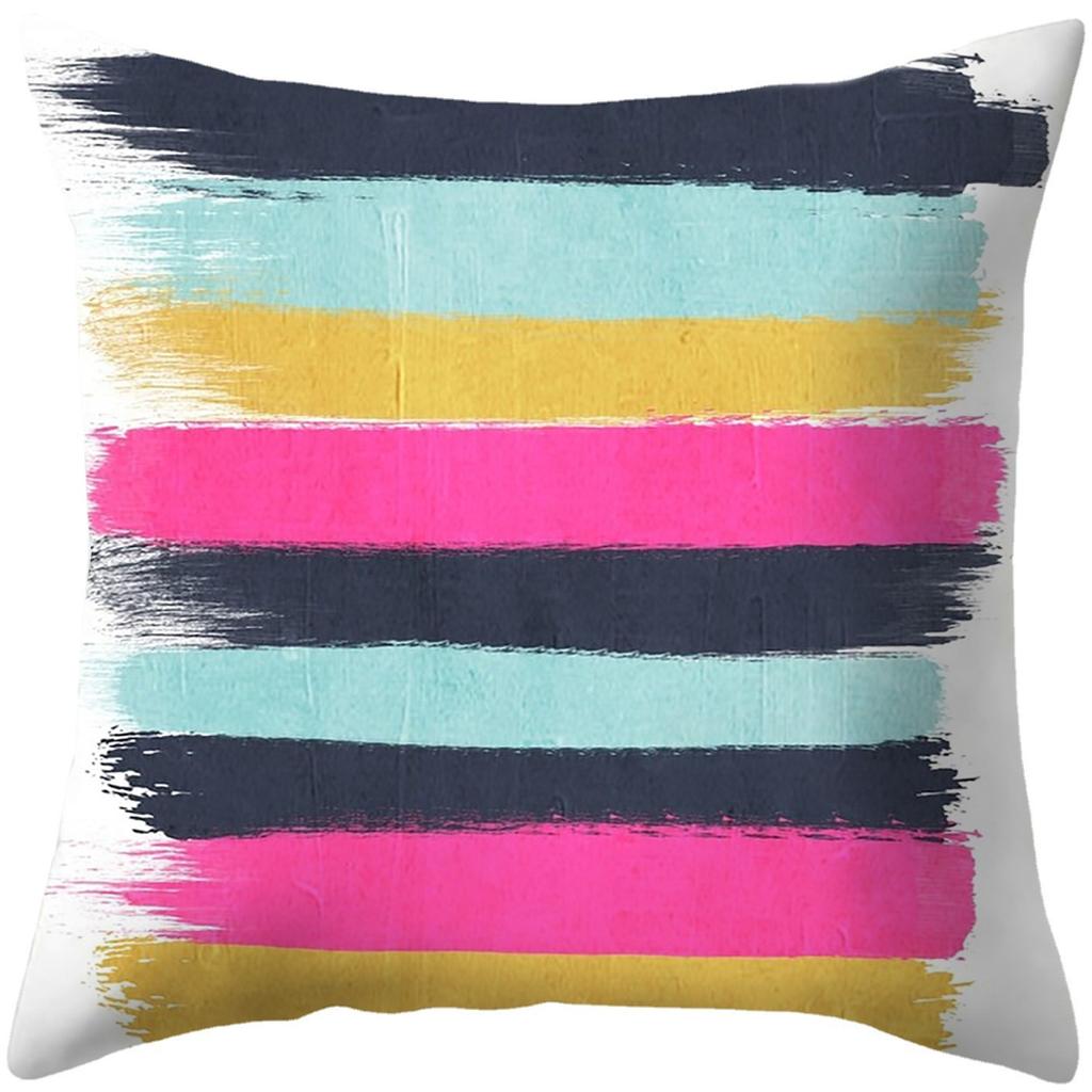 Personalized Nap Pillow, Oil Painting Style Pillow Case, Square Sofa Pillow, Bedroom Bay Window Cushion, Office