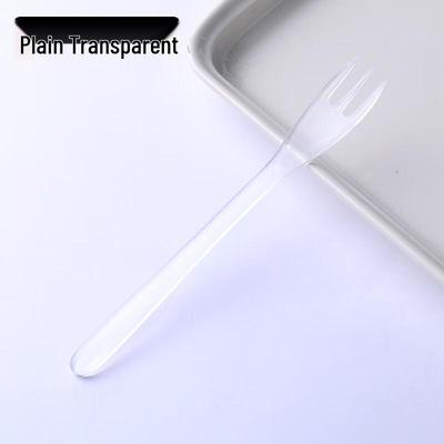 Einweg-Plastik-Obst- & Kuchengabeln