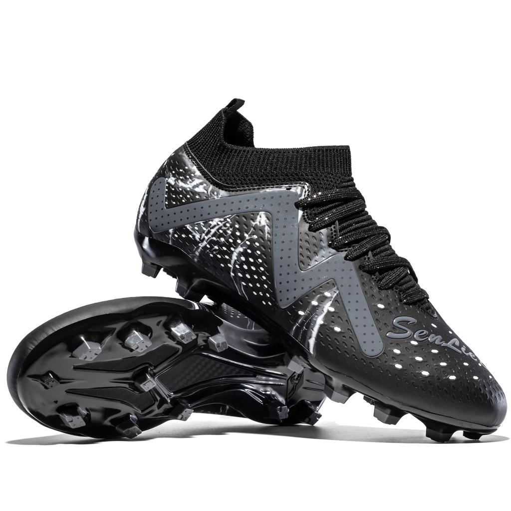 Men's Soccer Cleats Football Cleats for Mens Big Boys Mid-Top Spikes/TF Shoes for Youth Professional Training Turf Sneaker