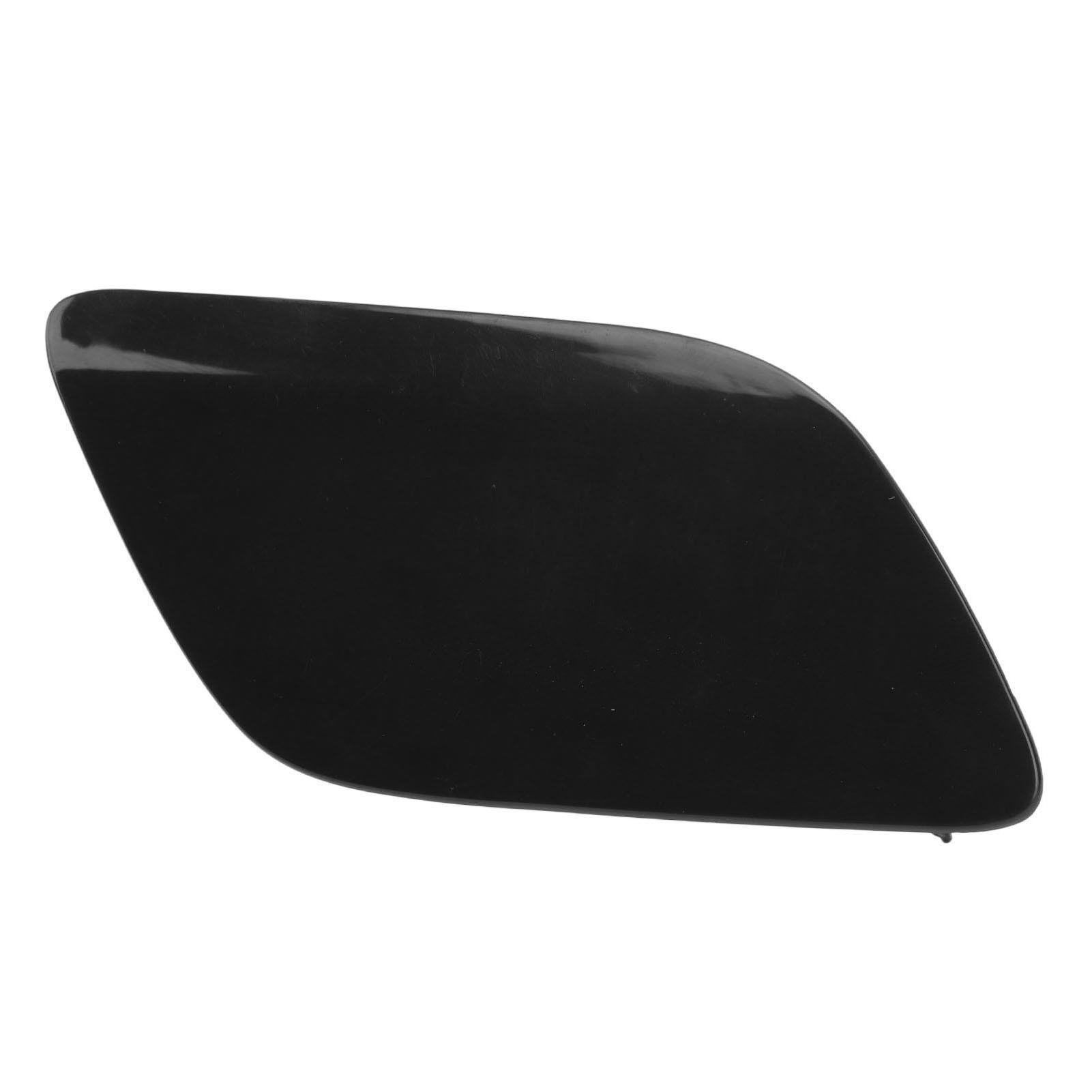 Headlight Washer Cover Black Front Bumper Headlight Washer Cover Spray Nozzle Cap for Q7 2010 to