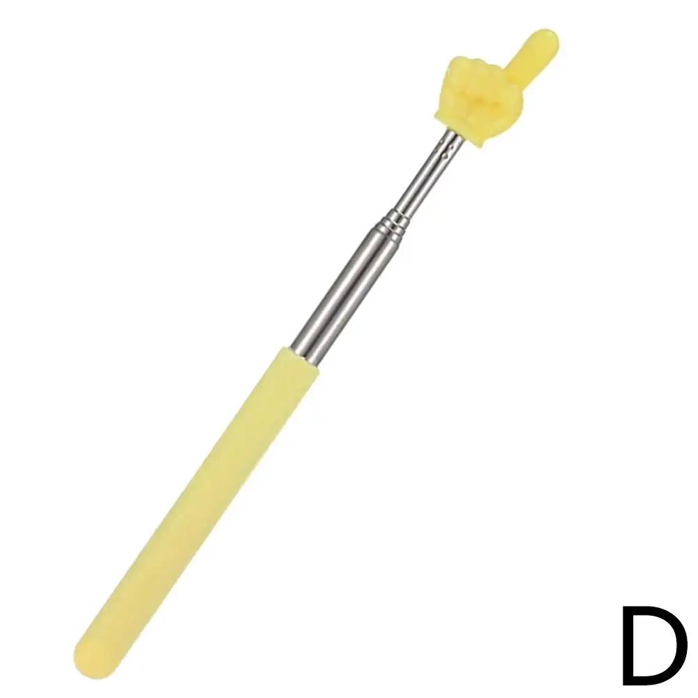 Steel Teaching Pointer, Telescopic Rod, Finger Design, Finger Reading Stick, Tools, School Office Suppliesinteresting Objects