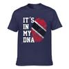 Trinidad And Tobago Flag Country Map ITS IN MY DNA Men Women Tshirt Boys Tees T Shirt Hip Hop Tshirts XS5XL 100 Cotton