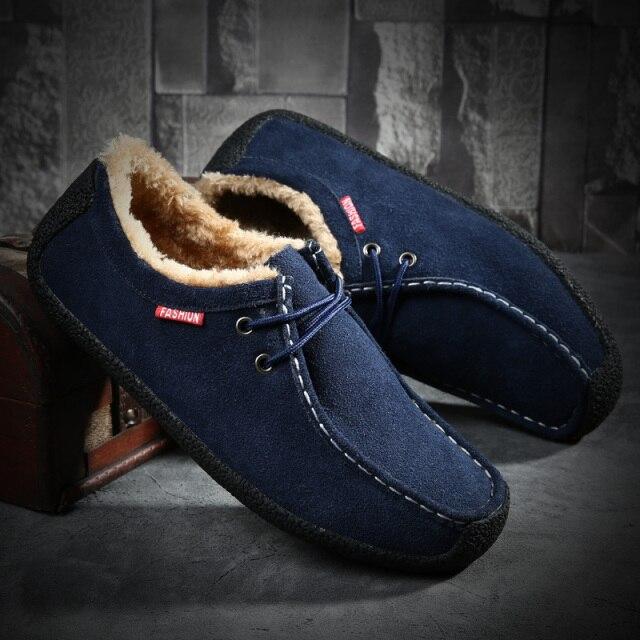 

Классическая кожаная мужская повседневная обувь в британском стиле, роскошная замшевая зимняя обувь, минималистичная обувь для мужчин, оксфорды для вождения, кроссовки 6.5