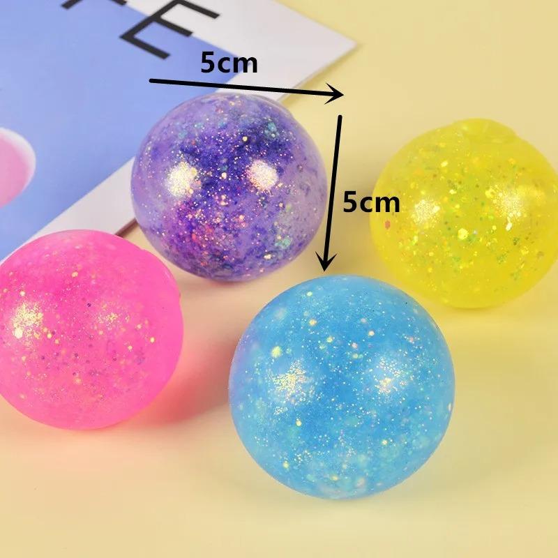 Latest Model Maltose Colorful Aurora Duck Squeeze Toy Soft Cute Animal Stress Relief Decompression Stretch Toy For Adults And
