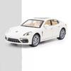 1:24 Porsche Panamera Sports Car Simulation Diecast Metal Alloy Model Car Sound and Light Pull Back Collection Kids Toy Gifts