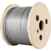 Câble en Acier Inoxydable T316 1/8" Câble en Acier Galvanisé 7x7 500FT Câble pour Garde-Corps Câble de Transport pour Garde-Corps Terrasse Bricolage Balustrade