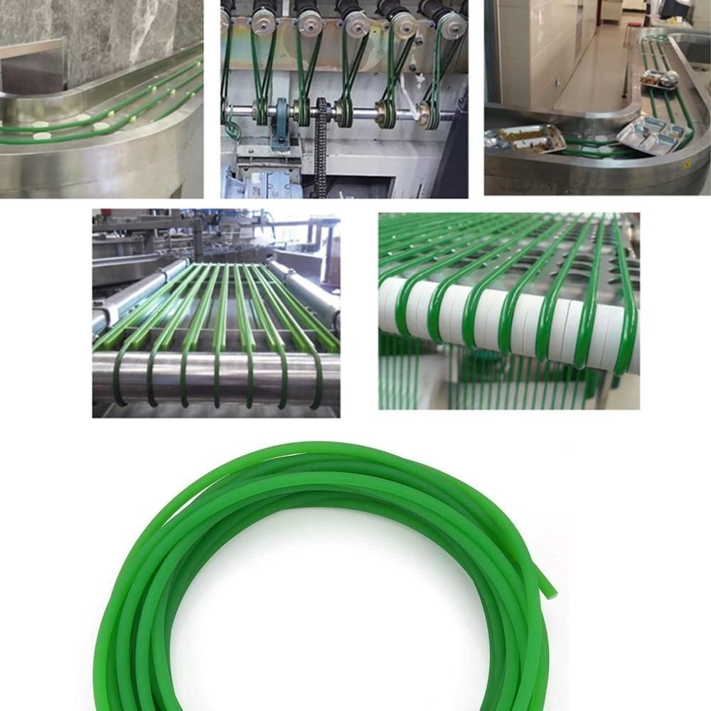 6mm Diameter Polyurethane Round Belt 10m Length PU Transmission Belt  For Dryer Equipment