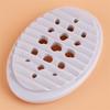 Silicone Soap Dish Storage Holder Tray Drain Soap Box Bathroom Accessories