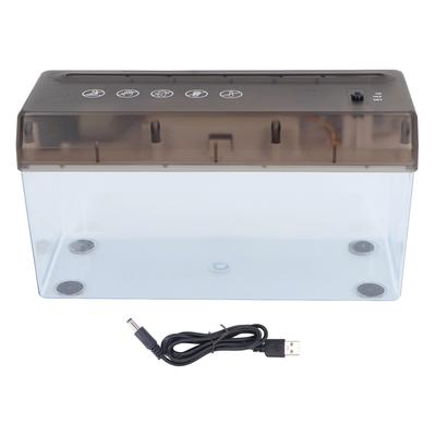 Skartovačka papíru na proužky, USB nebo na baterie, Elektrický stroj na řezání papíru pro kancelář, školu