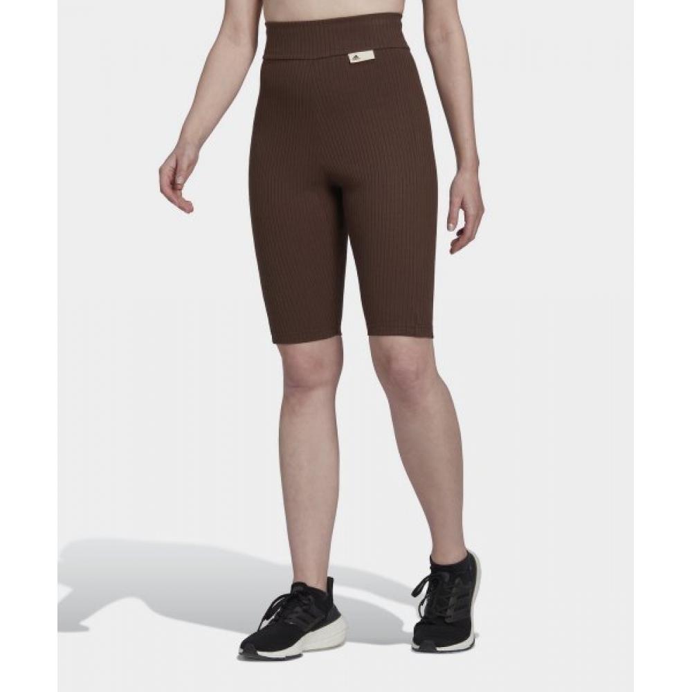 

Короткие брюки в рубчик ADIDAS Studio Lounge коричневые HN0682