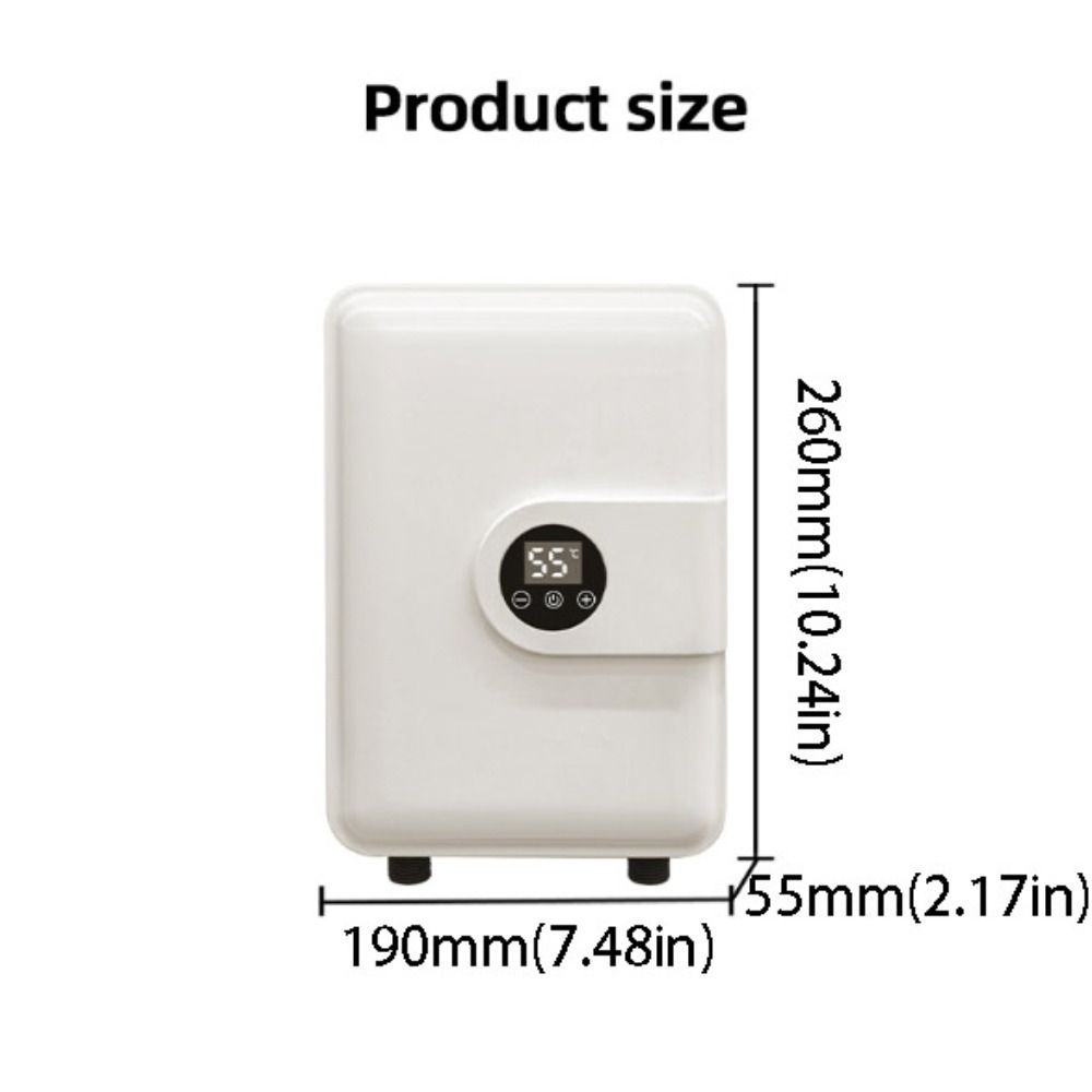 Power Saving Tankless Water Heater Thermostatic Bath Geyser Water Heater  Home Application