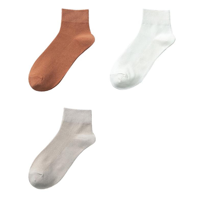 3 Pairs/Lot Men's Cotton Socks High Quality Casual Breathable Male Comfortable Business Soft Simple Fashions Ankle Socks
